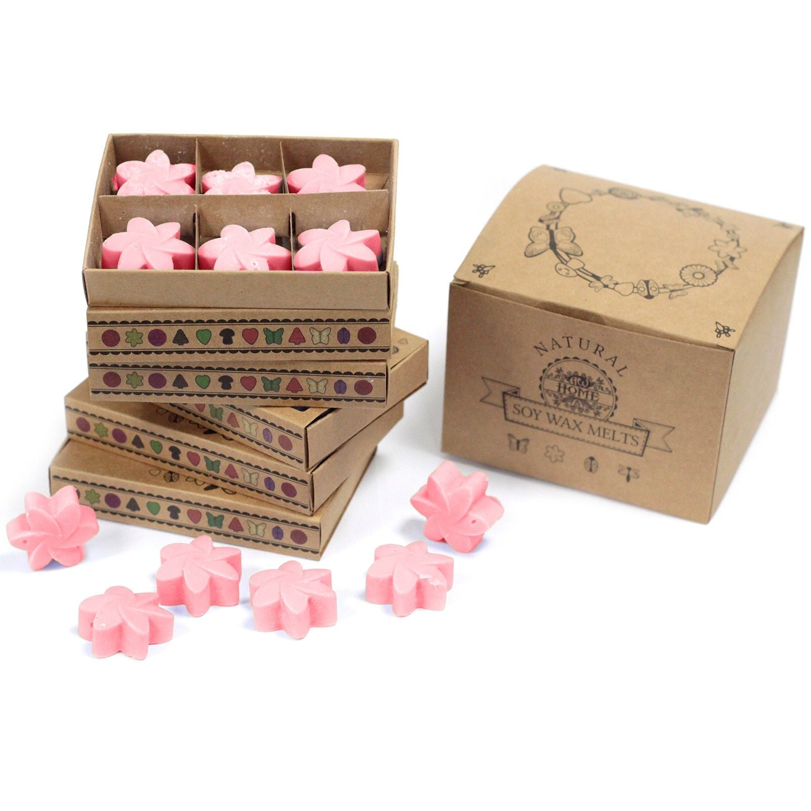 Box of 6 Wax Melts - Japanese Magnolia - Natural Soy Wax Melts