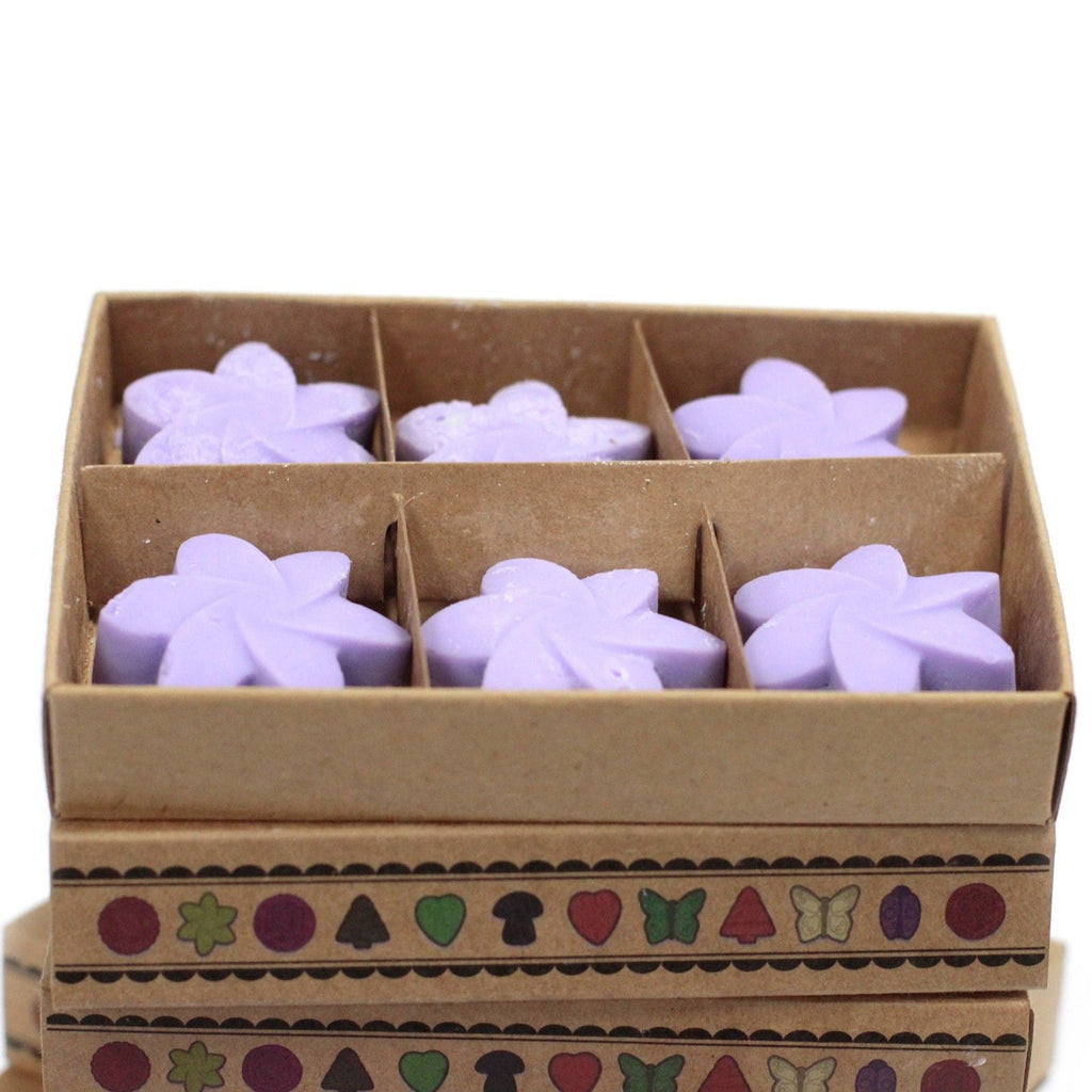 Box of 6 Wax Melts - Lavender Fields - Natural Soy Wax Melts