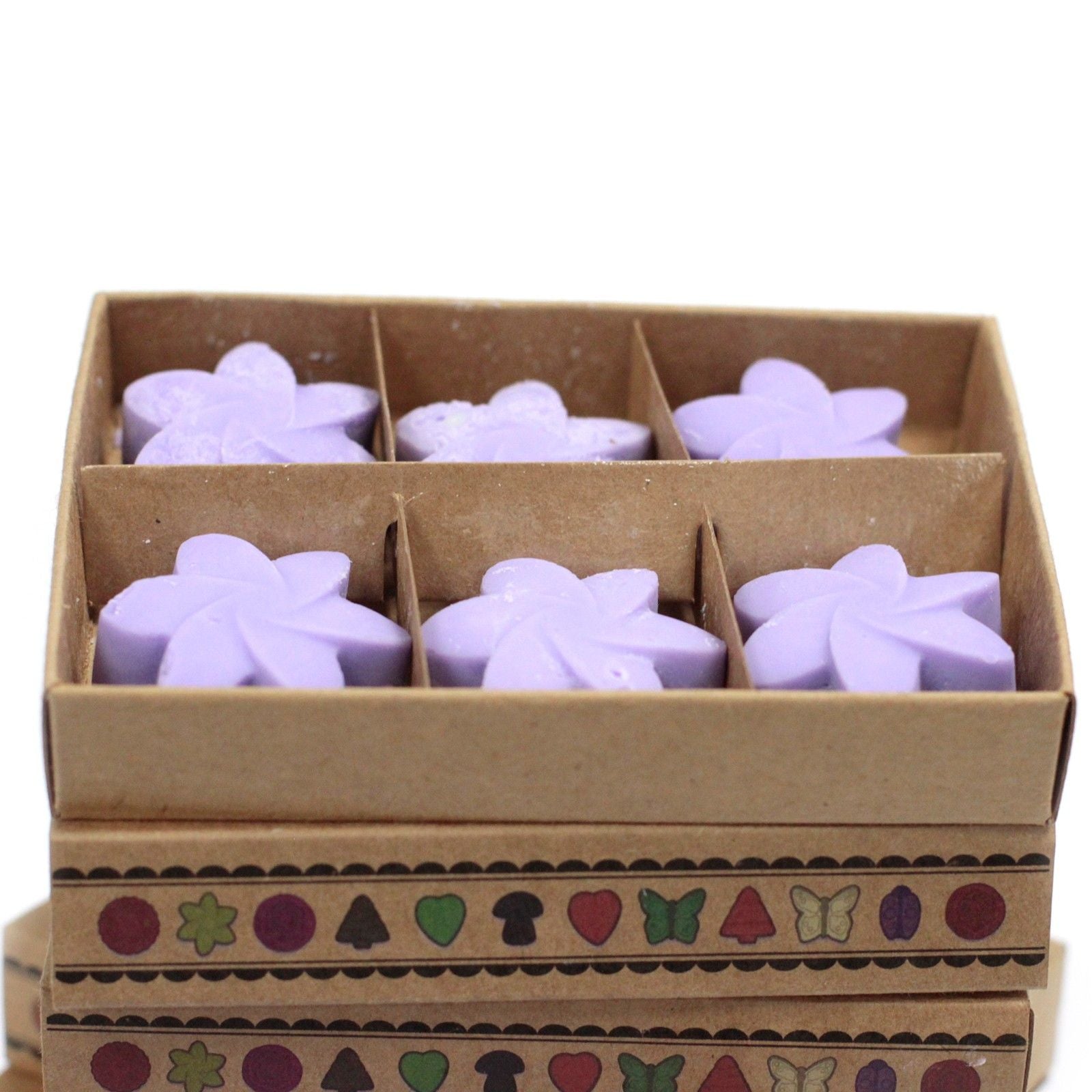 Box of 6 Wax Melts - Lavender Fields - Natural Soy Wax Melts