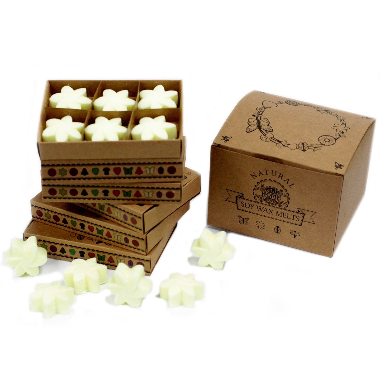 Box of 6 Wax Melts - Lemon Harvest - Natural Soy Wax Melts
