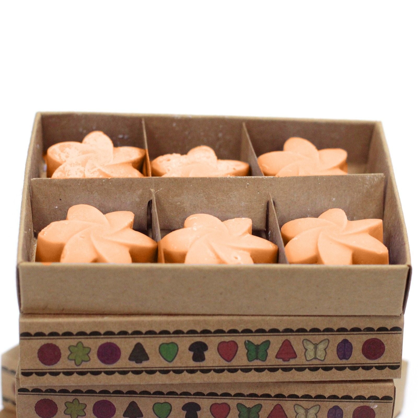 Box of 6 Wax Melts - Mango Fruits - Natural Soy Wax Melts