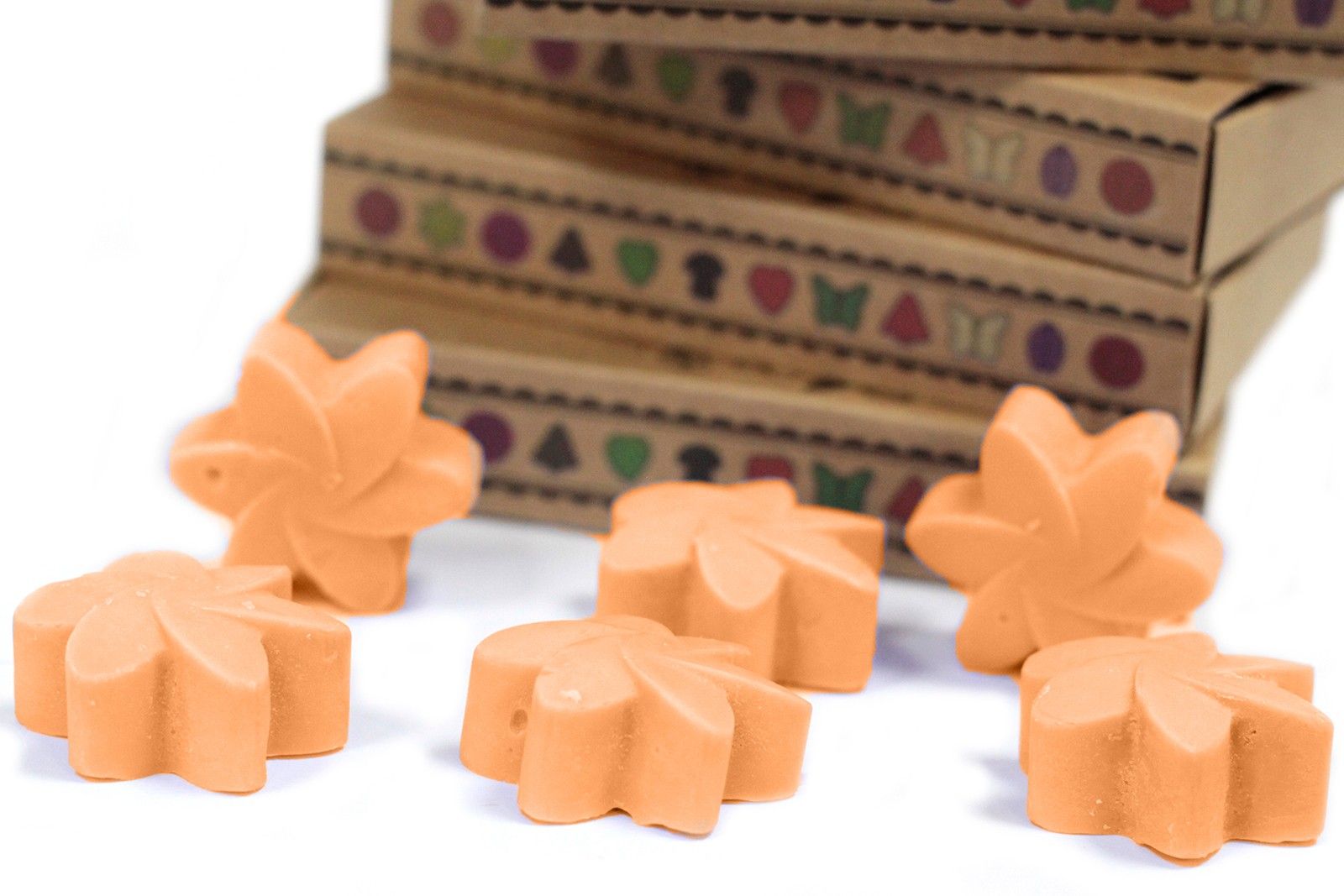 Box of 6 Wax Melts - Mango Fruits - Natural Soy Wax Melts