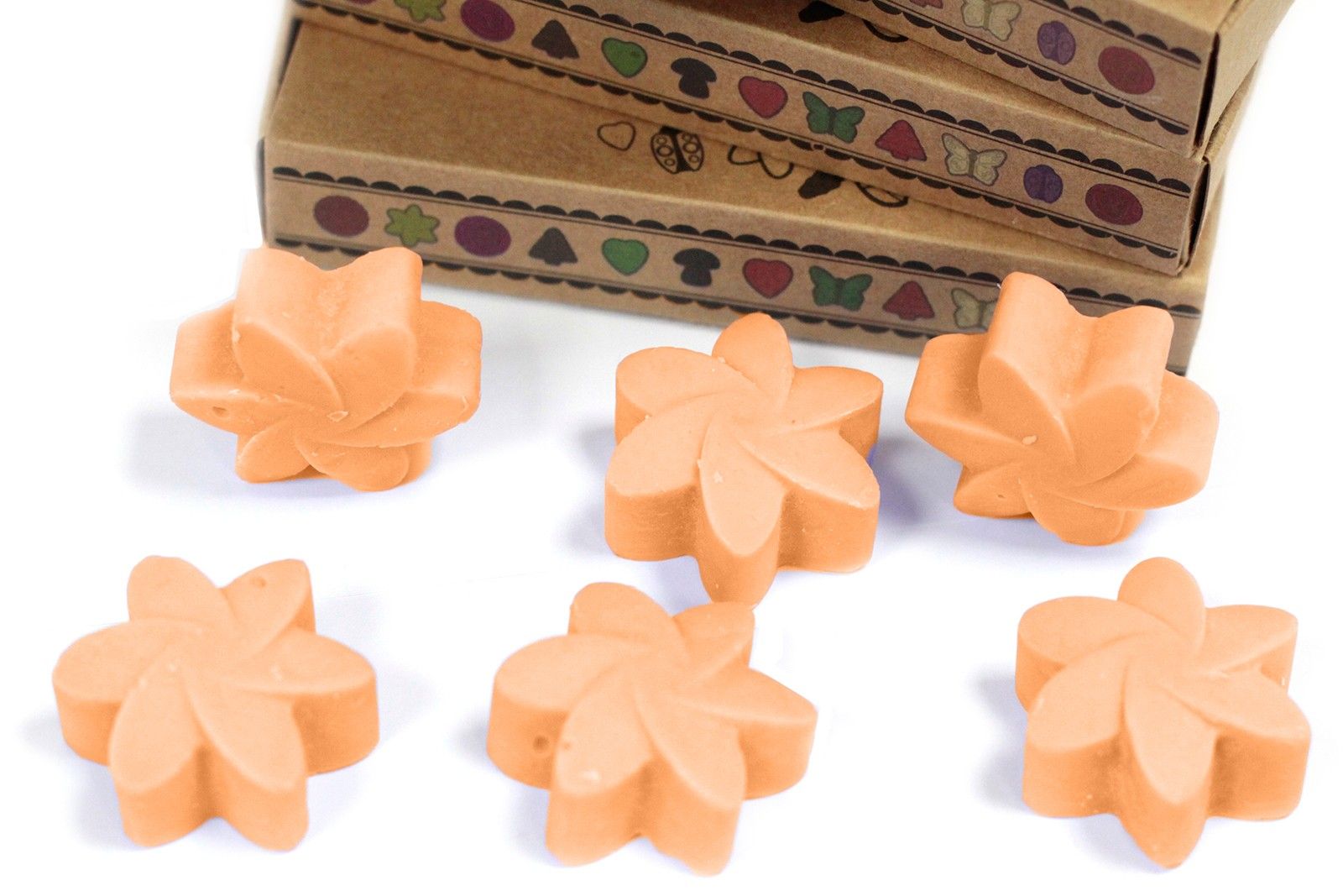 Box of 6 Wax Melts - Mango Fruits - Natural Soy Wax Melts