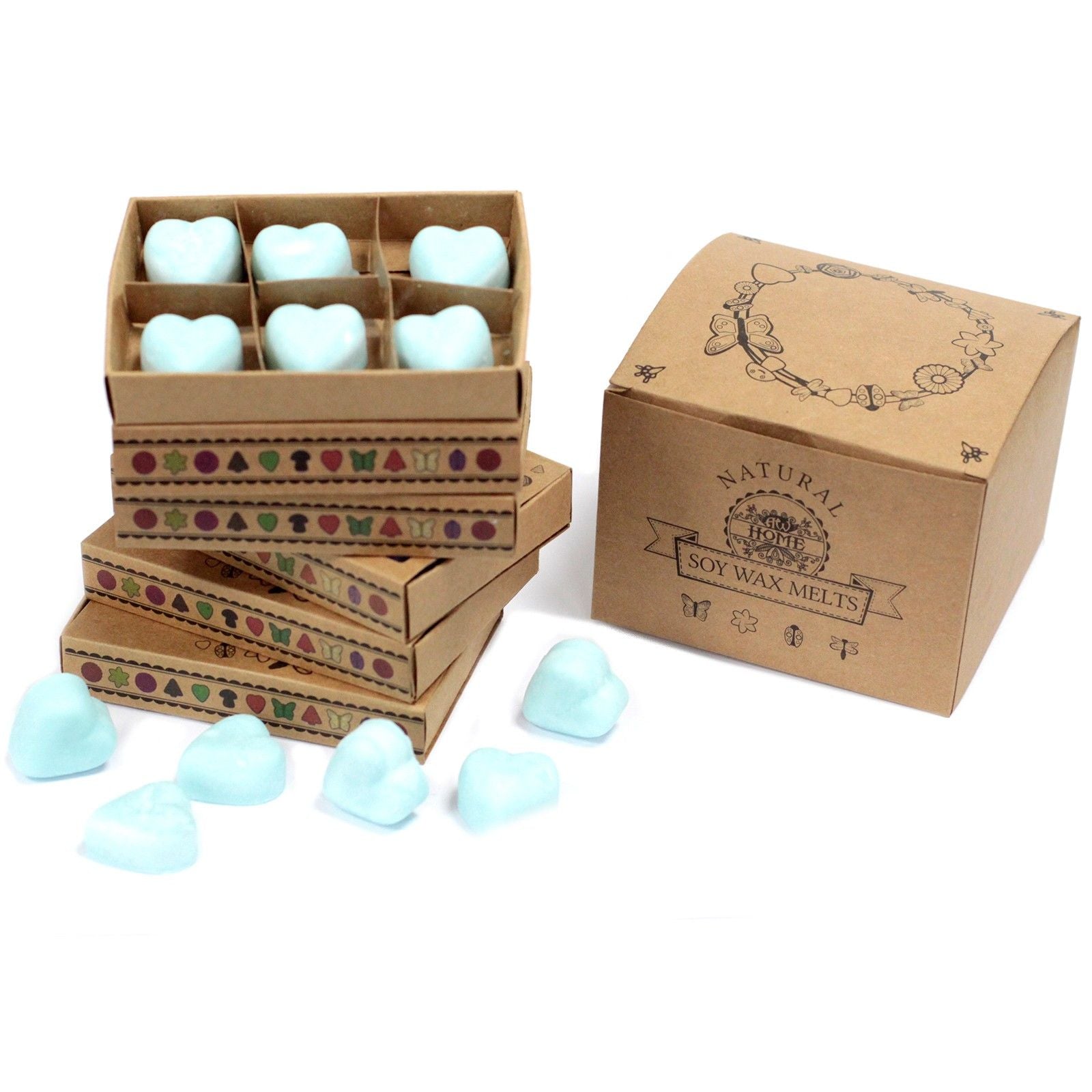 Box of 6 Wax Melts - Nagchampa - Natural Soy Wax Melts