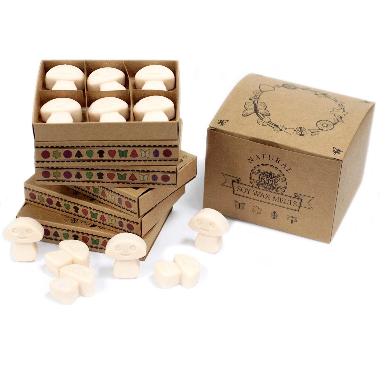 Box of 6 Wax Melts - Vanilla Nutmeg - Natural Soy Wax Melts
