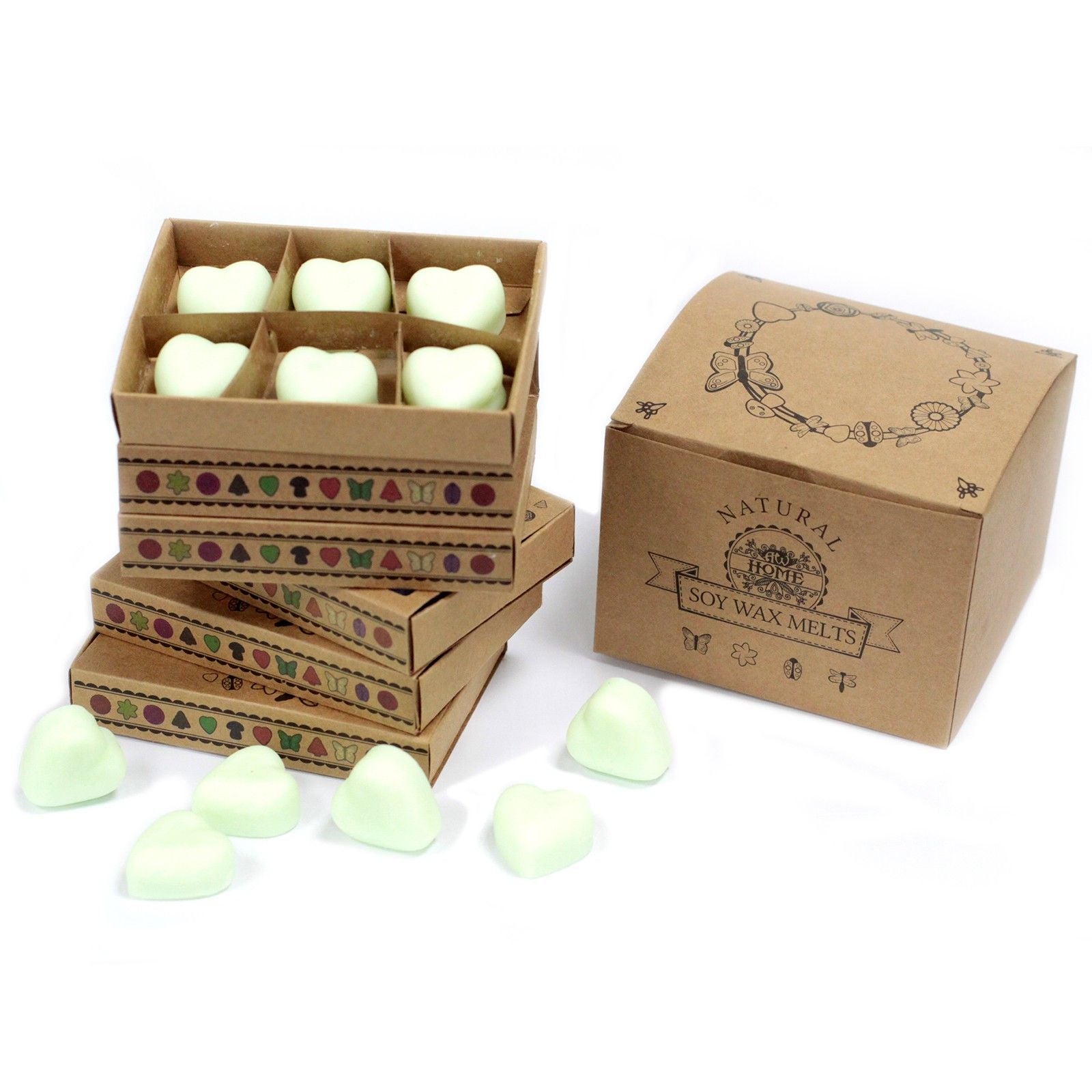 Box of 6 Wax Melts - Watermelon Fresh - Natural Soy Wax Melts