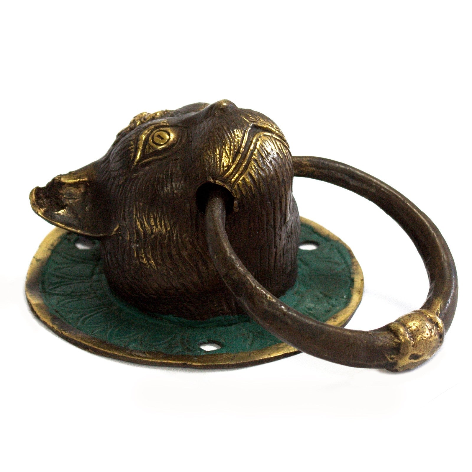 Brass Door Knocker - Cats Head From Witch, Please!