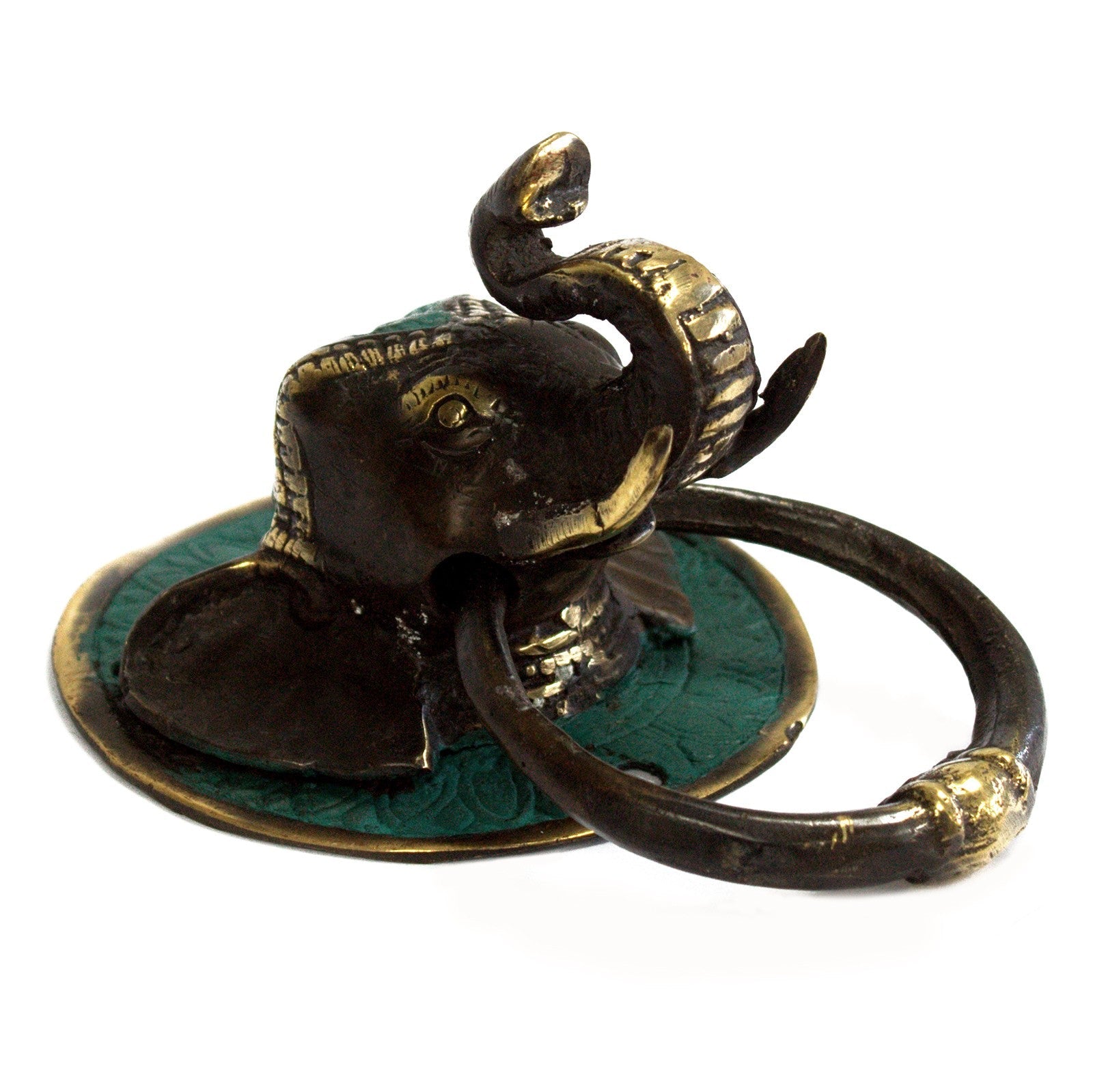 Brass Door Knocker - Elephants Head From Witch, Please!