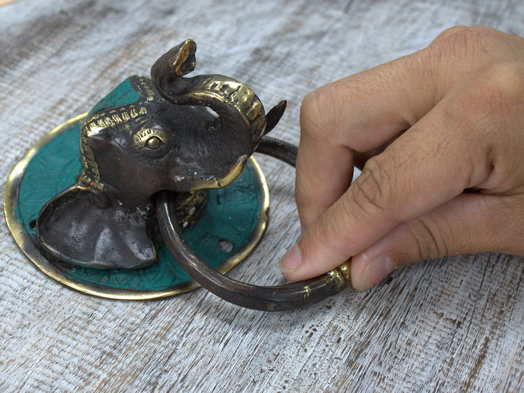 Brass Door Knocker - Horses Head From Witch, Please!