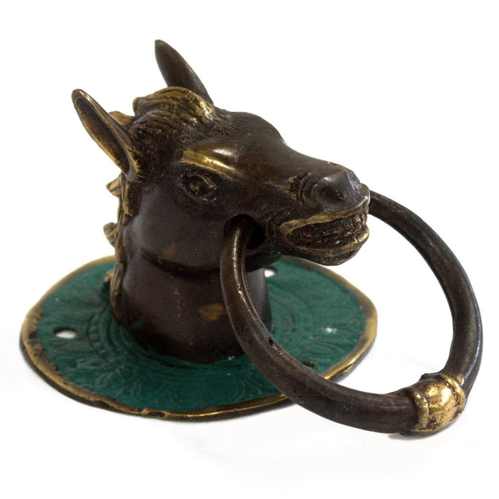 Brass Door Knocker - Horses Head From Witch, Please!