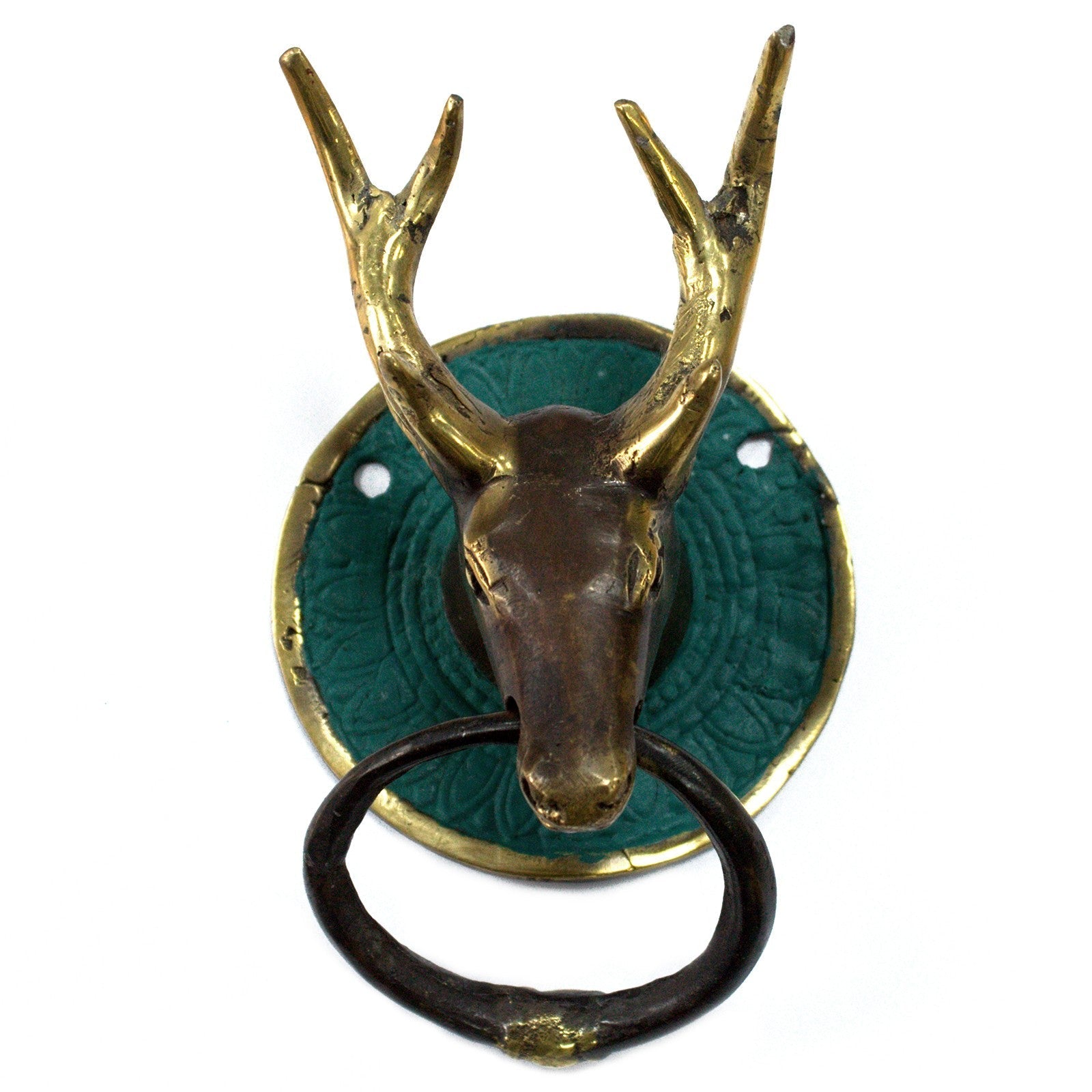 Brass Door Knocker - Stags Head From Witch, Please!