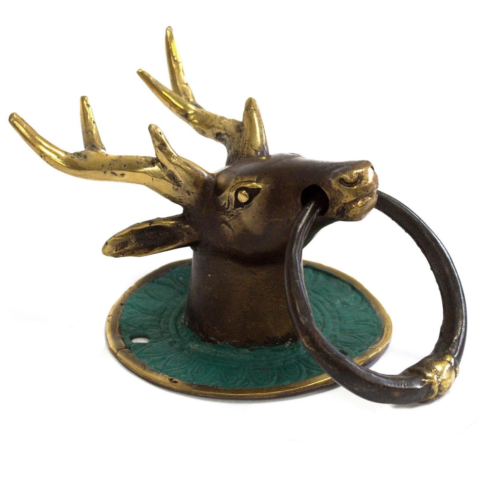 Brass Door Knocker - Stags Head From Witch, Please!