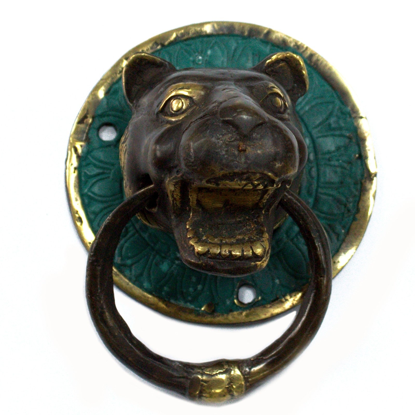 Brass Door Knocker - Tiger Head From Witch, Please!