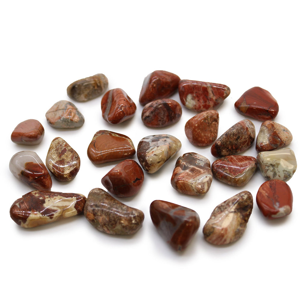 Small African Tumble Stones - Light Jasper - Brecciated From Witch, Please!
