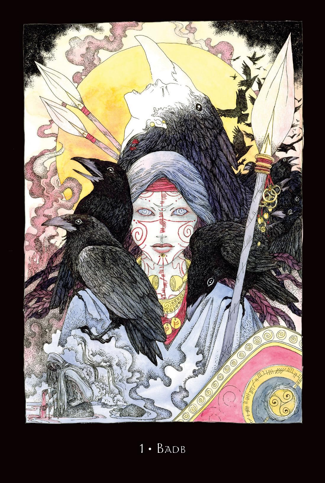 Call of the Morrigan Oracle : A 45-Card Deck & Guidebook - Sold by Witch, Please!