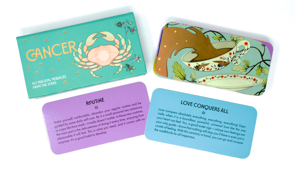 Cancer Pocket Zodiac Cards : 40 Magical Messages from the Stars - Sold by Witch, Please!