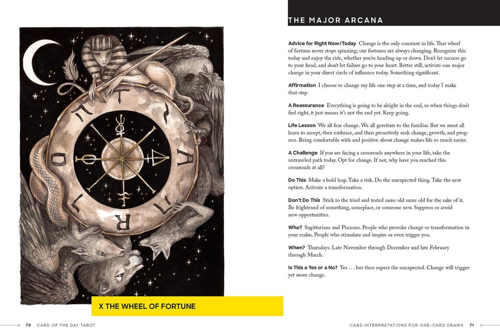 Card of the Day Tarot: Quick and Easy One-Card Readings For Love Work Everyday Life Hardback Cards
