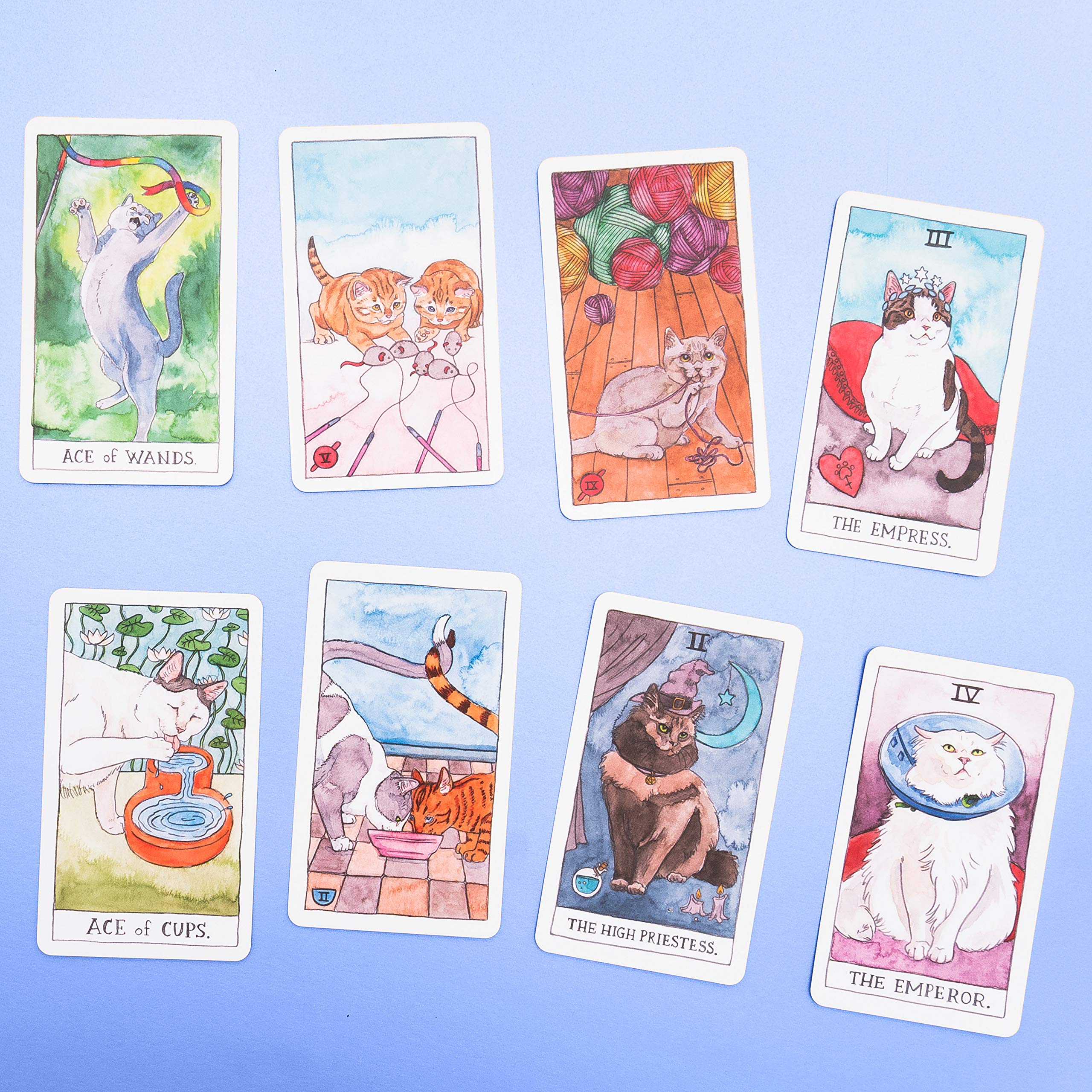 Cat Tarot: 78 Cards and Guidebook