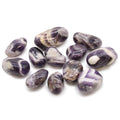 Medium African Tumble Stones - Amethyst - Chevron From Witch, Please!