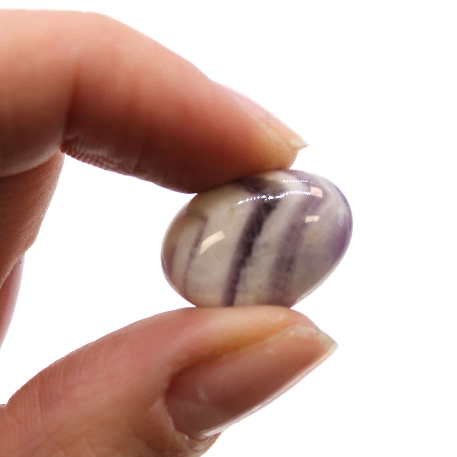 Small African Tumble Stones - Amethyst - Chevron From Witch, Please!