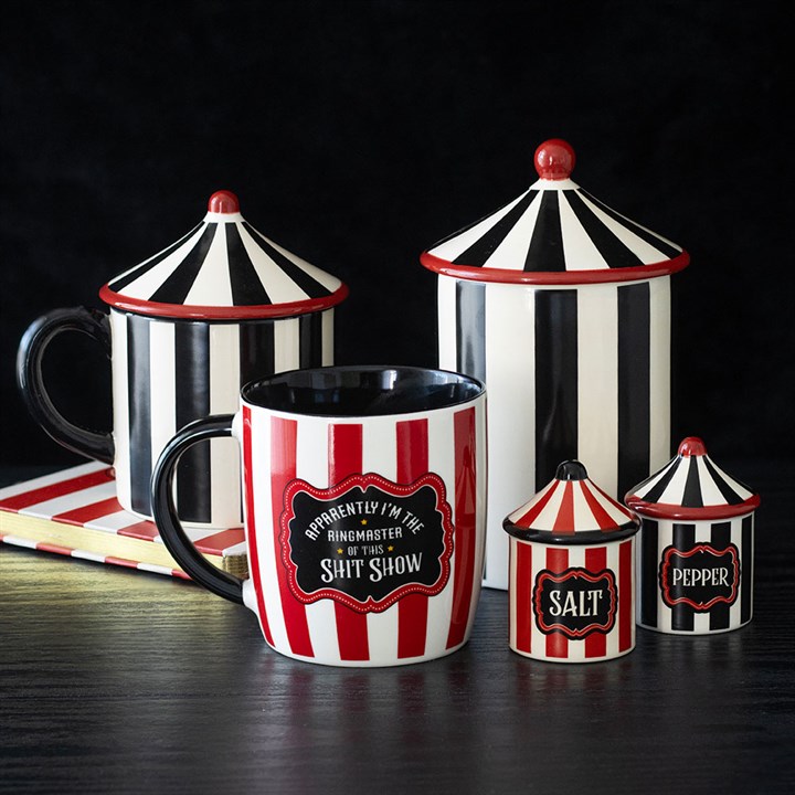 Circus Tent Salt and Pepper Shakers