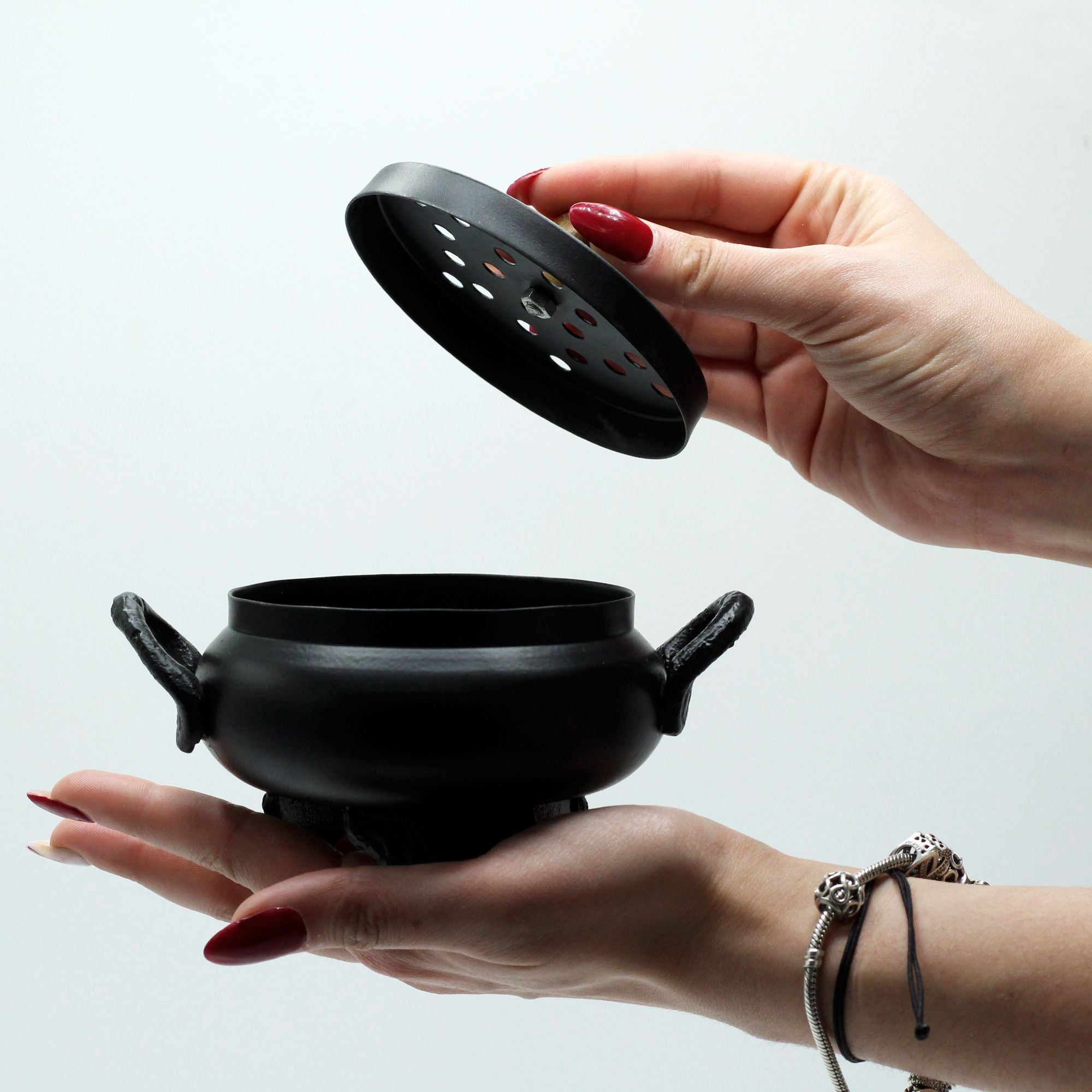 Classic Iron Cauldron Burner Traditional Brass Incense Burners