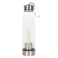 Clear Quartz Energising Glass Water Bottle From Witch, Please!