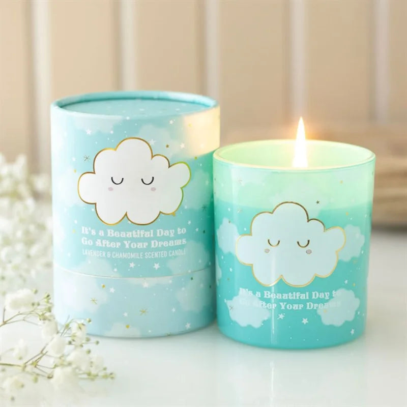 Cloud Print Lavender & Chamomile Candle