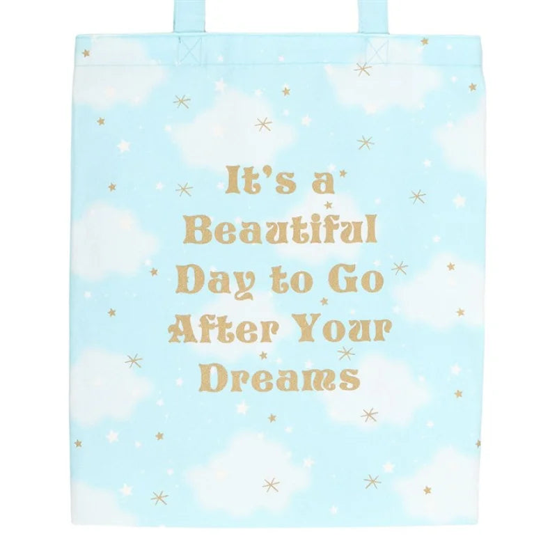 Cloud Print Tote Bag