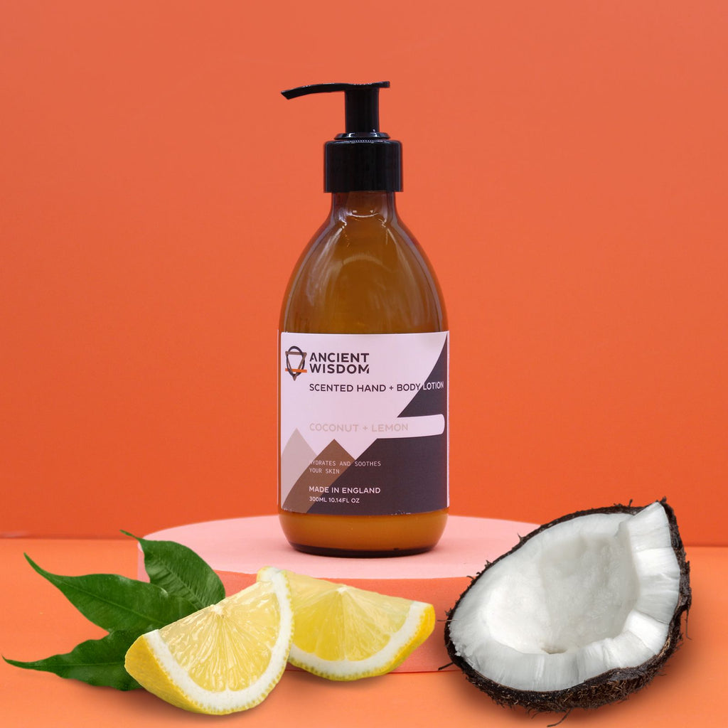 Coconut & lemon Lotion 300ml - Fragranced Hand & Body Lotions