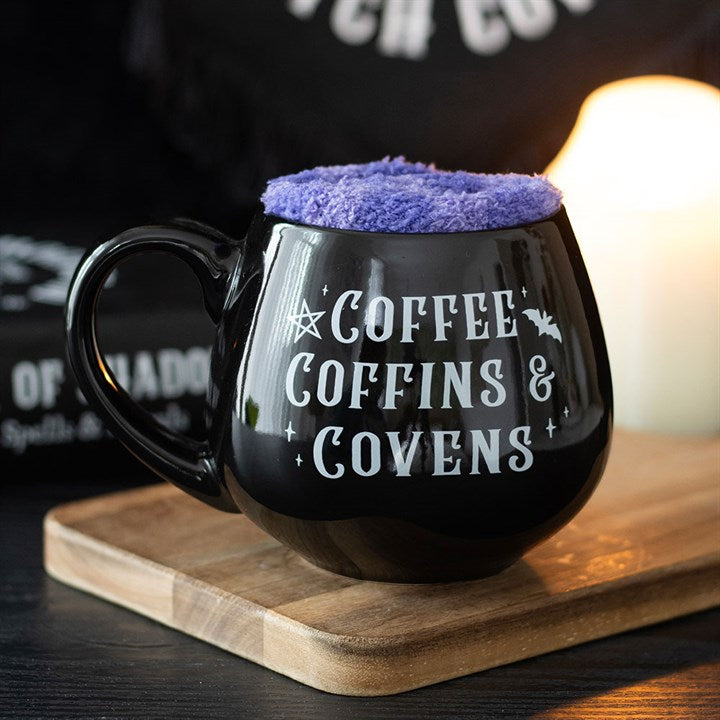 Coffee Coffins & Covens Mug and Socks Set