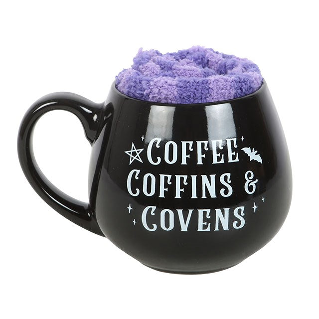 Coffee Coffins & Covens Mug and Socks Set