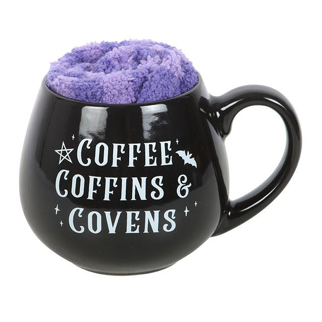 Coffee Coffins & Covens Mug and Socks Set