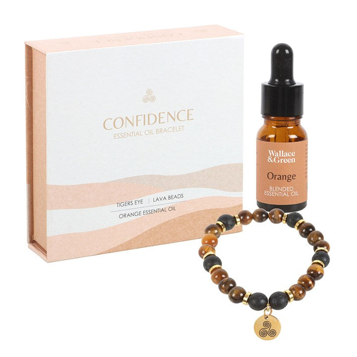 Confidence Tiger's Eye Crystal Essential Oil Bracelet From Witch, Please!
