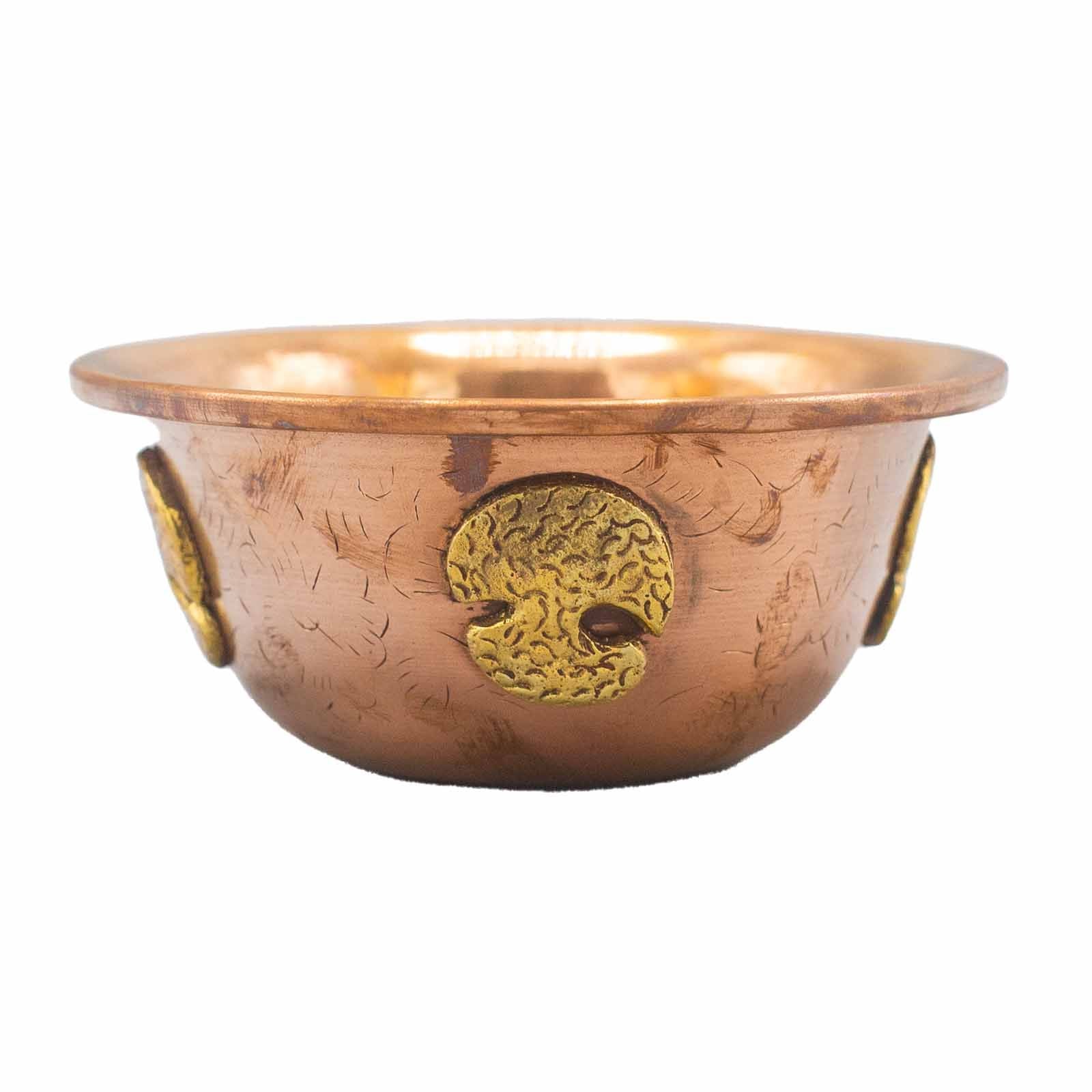 Copper Ritual Bowl with Tree of Life 12x5cm Bowls and Cauldrons