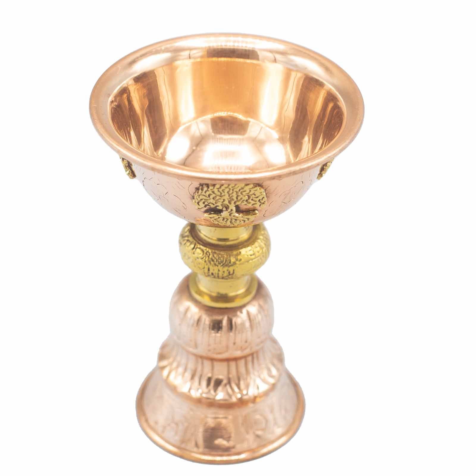 Copper Ritual Goblet with Tree of Life 10x15cm Bowls and Cauldrons