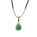Cord Necklace Gemstone Pendant - Jade Turtle Pendants