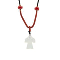 Cord Necklace Gemstone Pendant - Opalite Angel Pendants