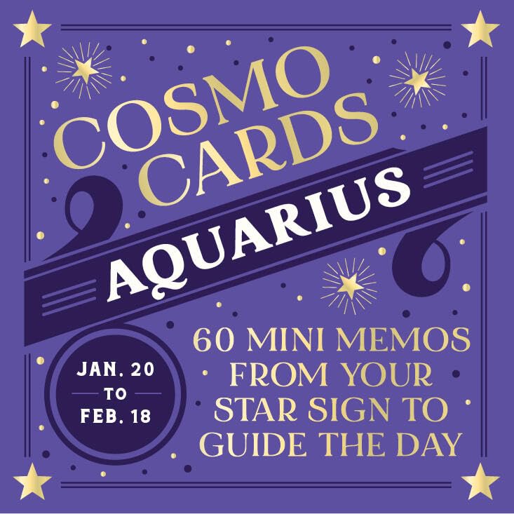 Cosmo Cards: Aquarius: 60 Mini Memos from Your Star Sign to Guide the Day Cards Books