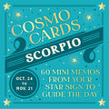 Cosmo Cards: Scorpio: 60 Mini Memos from Your Star Sign to Guide the Day Cards Books