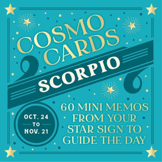 Cosmo Cards: Scorpio: 60 Mini Memos from Your Star Sign to Guide the Day Cards Books