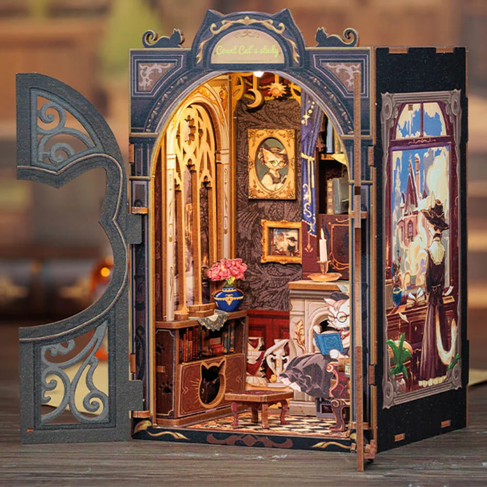 Count Cat’s Study Book Nook Game