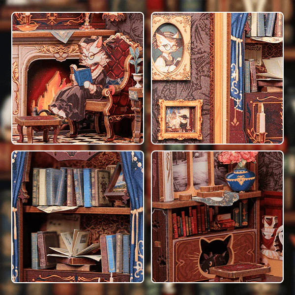 Count Cat’s Study Book Nook Game