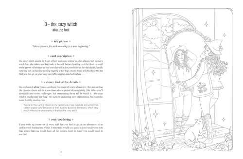 Cozy Witch Tarot Coloring Book Paperback / softback