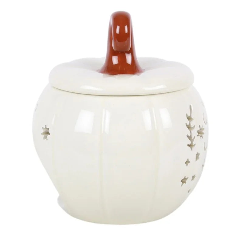 Cream Folk Pumpkin Oil Burner and Wax Warmer