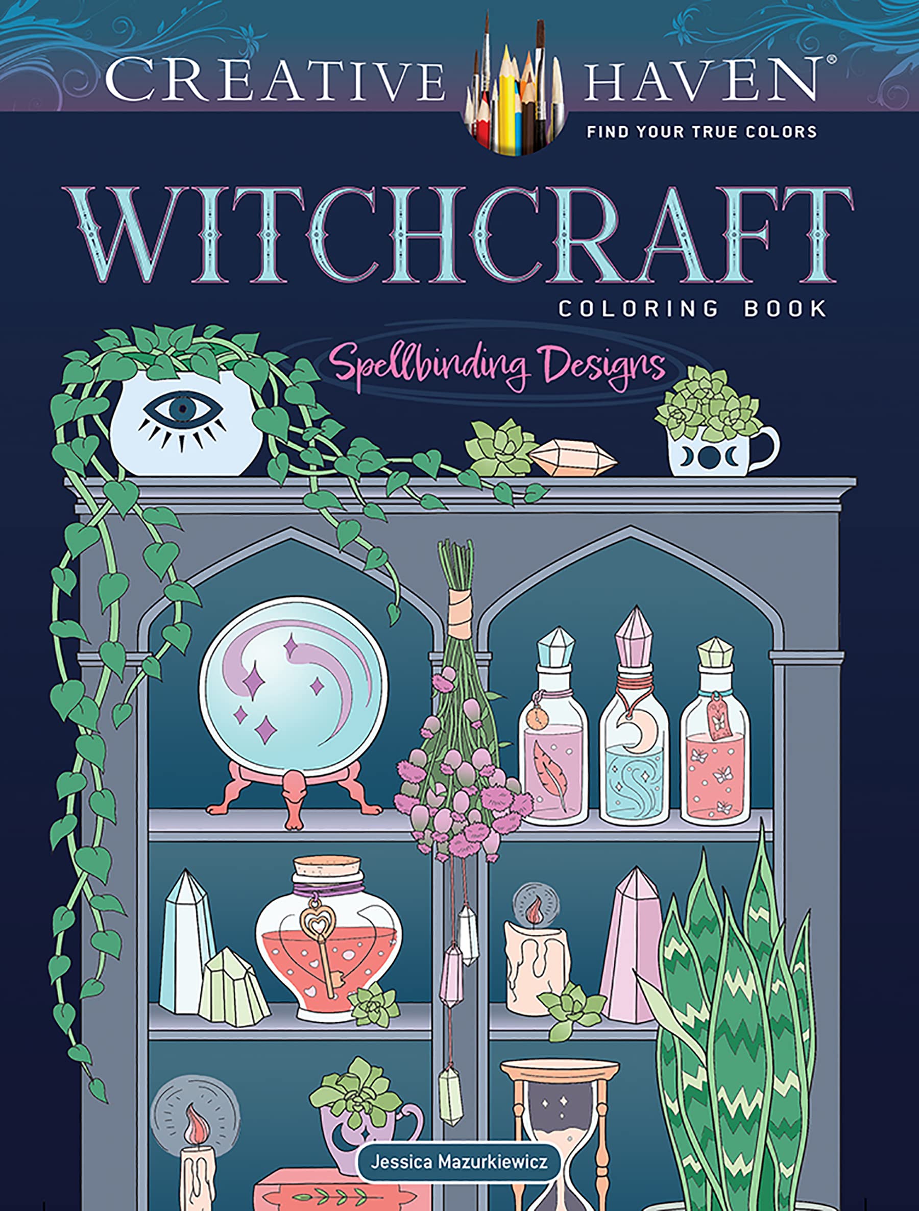 Spellbinding Design Witchcraft Coloring Book Spellbinding Designs – Witch, Please!