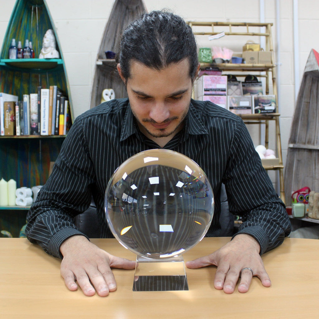 Crystal Ball on Stand 200mm From Witch, Please!