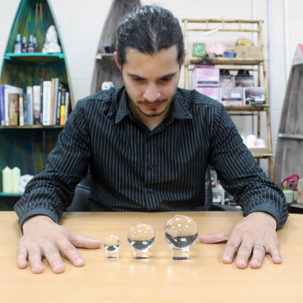 Crystal Ball on Stand 50mm From Witch, Please!