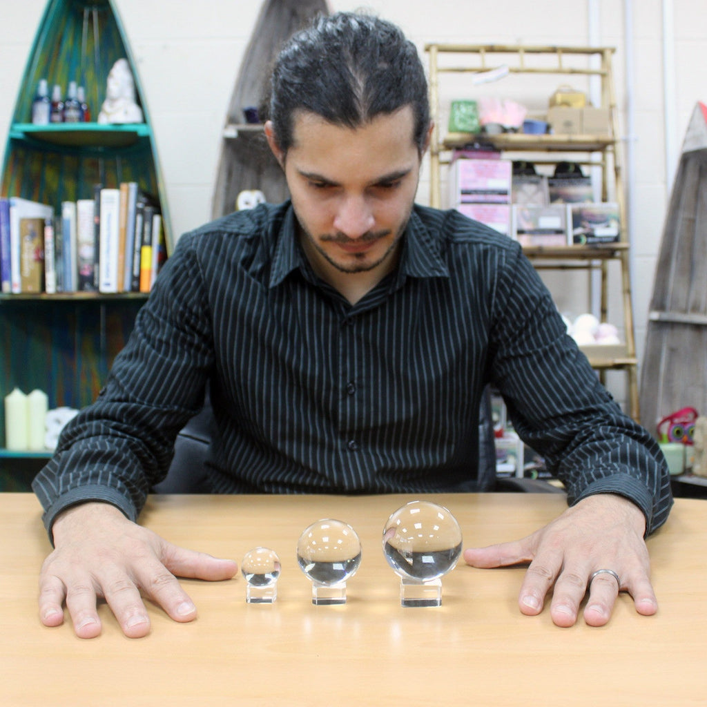 Crystal Ball on Stand 50mm From Witch, Please!