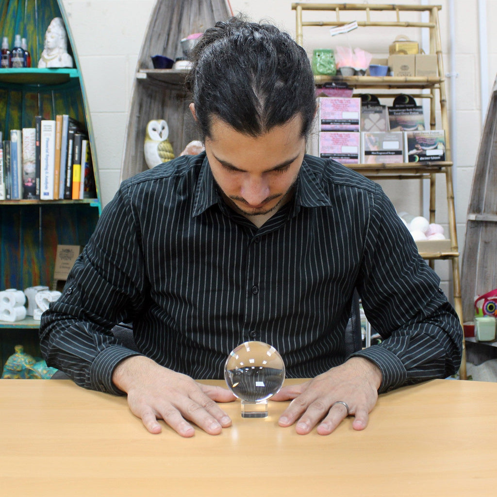 Crystal Ball on Stand 80mm From Witch, Please!